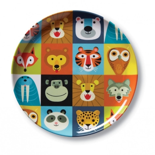 Crocodile Creek plate Animalia